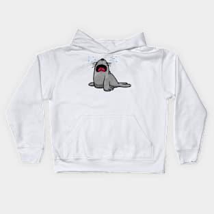 Crying seal Kids Hoodie